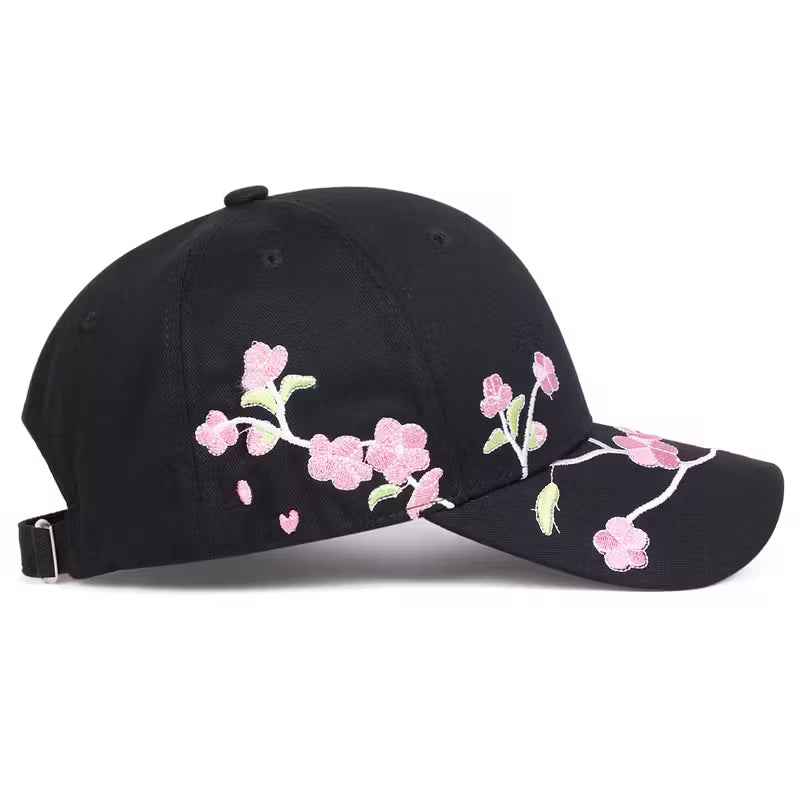 Cherry Blossom Adjustable Unisex Cap