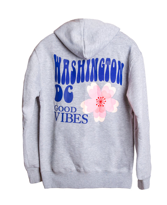 Washington DC Cherry Blossom Good vibes Unisex Hoodie